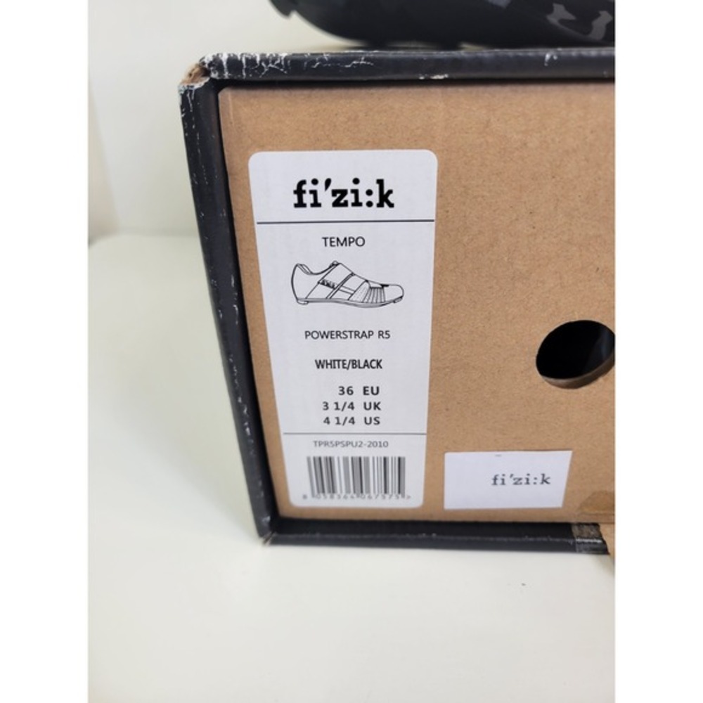 Fizik R5 Tempo Overcurve Cycling Shoes, White/Black, 36 EU 3 1/4 UK ‎ 4 1/4 USA - Picture 2 of 10